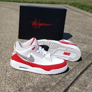 Jordan 3 Retro Tinker Hatfield White/Red Sz 8.5
